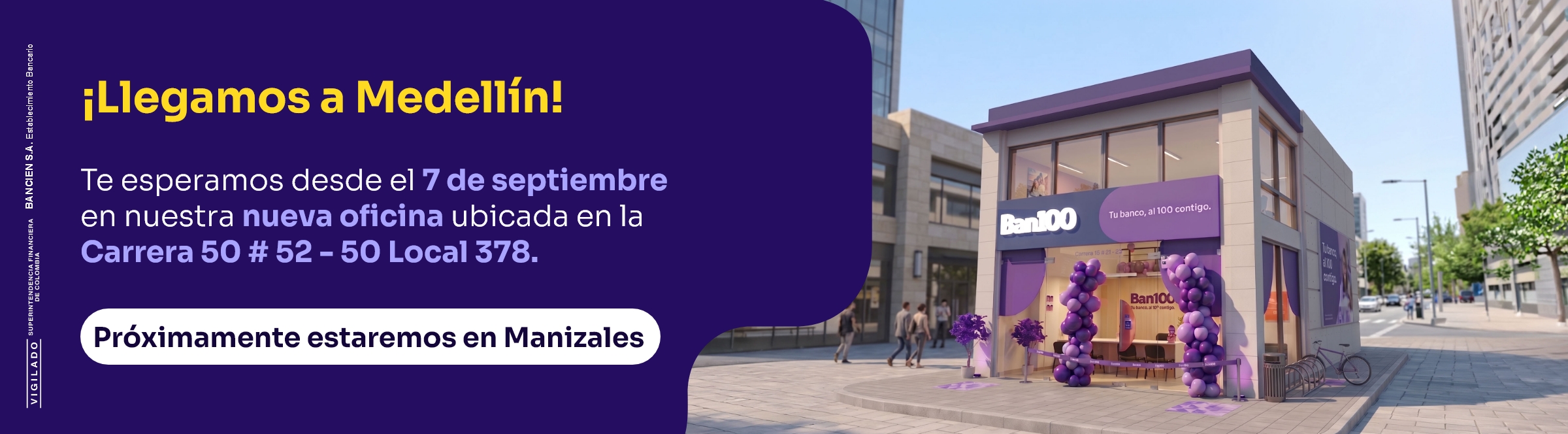 Banner de Ban100 nueva tienda.