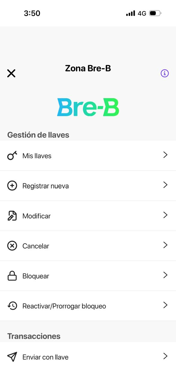 Pantalla de la App Ban100